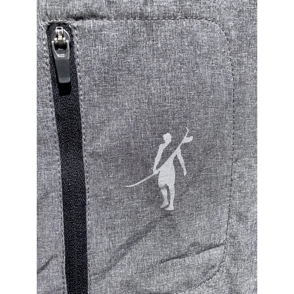 Men's Toes on the Nose Jacket Gray Full-Zip Dawn Patrol L Poly Beach Surf UPF